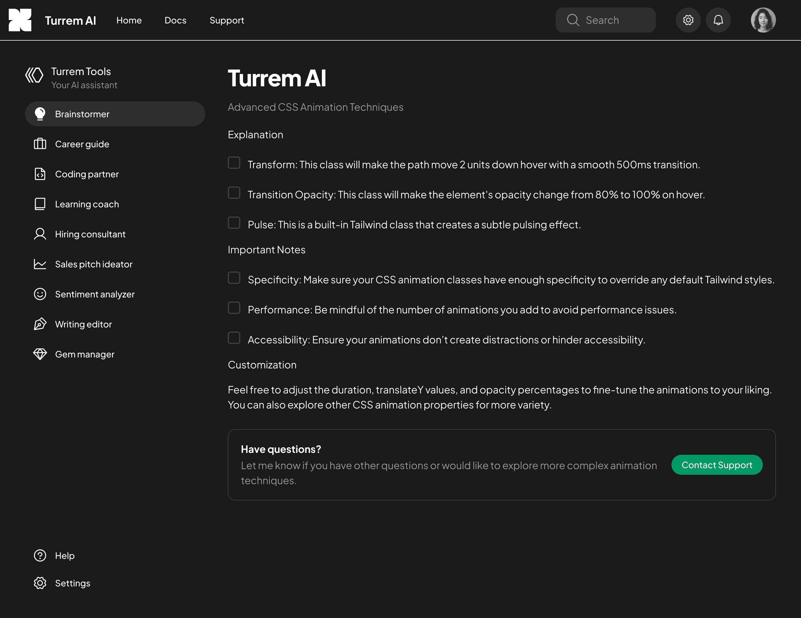 Turrem Search Interface